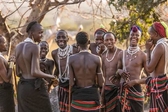 Datoga community members near Lake Eyasi