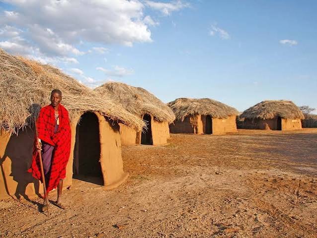 Cultural village near Ngorongoro